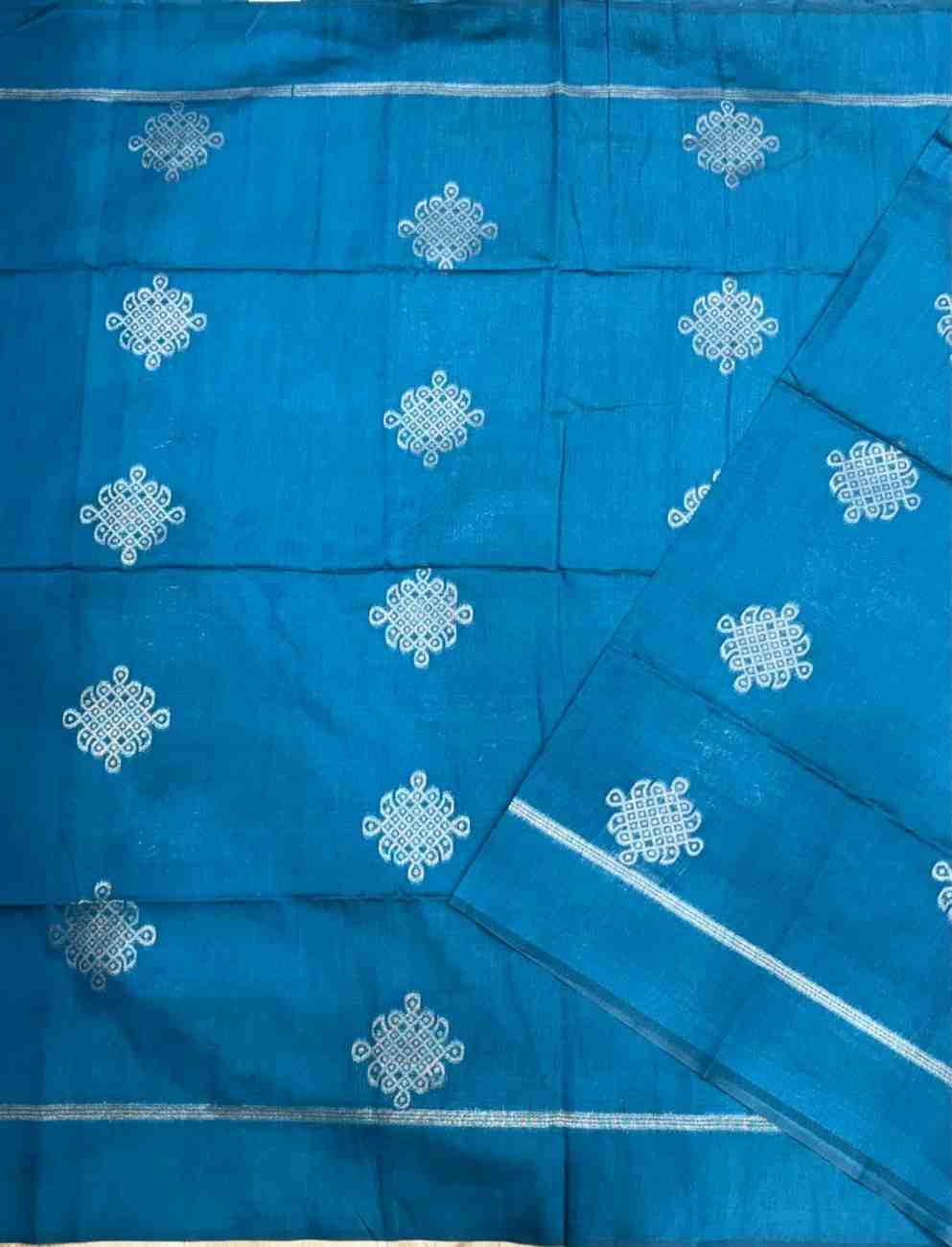 Traditional Kolam Saree