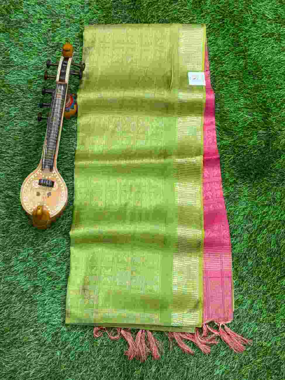 Dual Tone Bagalpuri Linen Saree