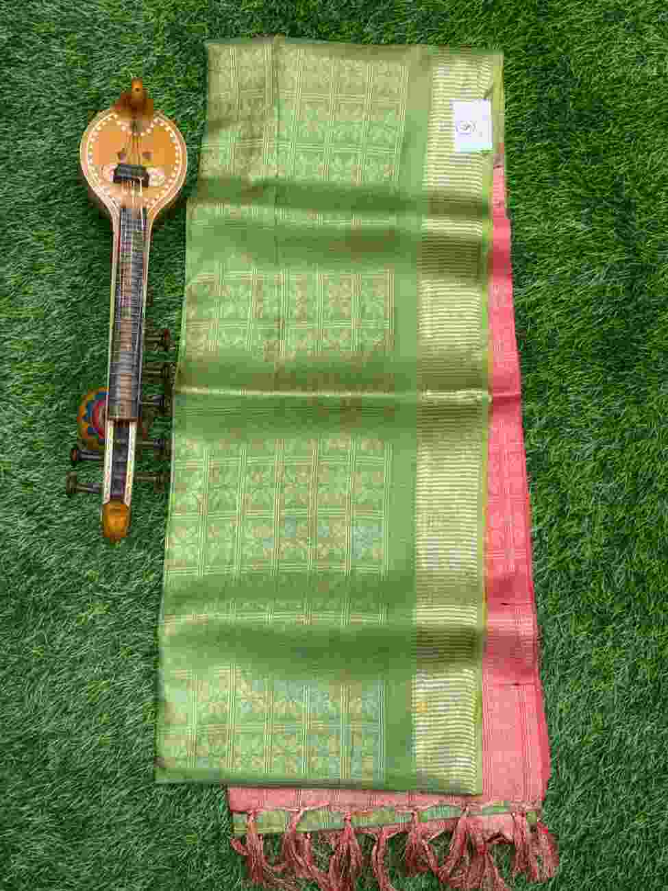 Dual Tone Bagalpuri Linen Saree