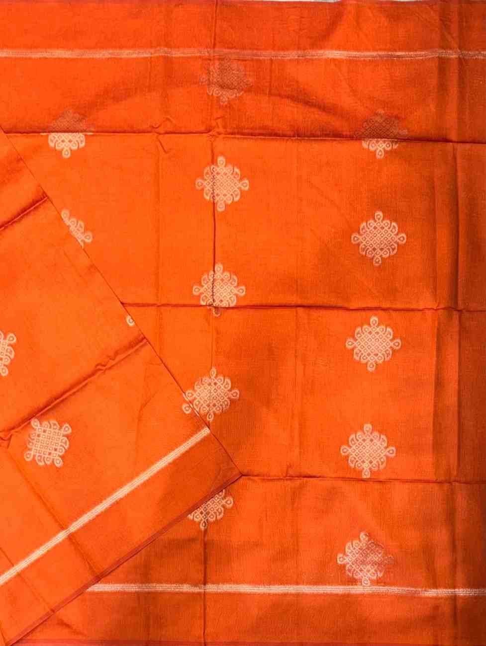 Traditional Kolam Saree