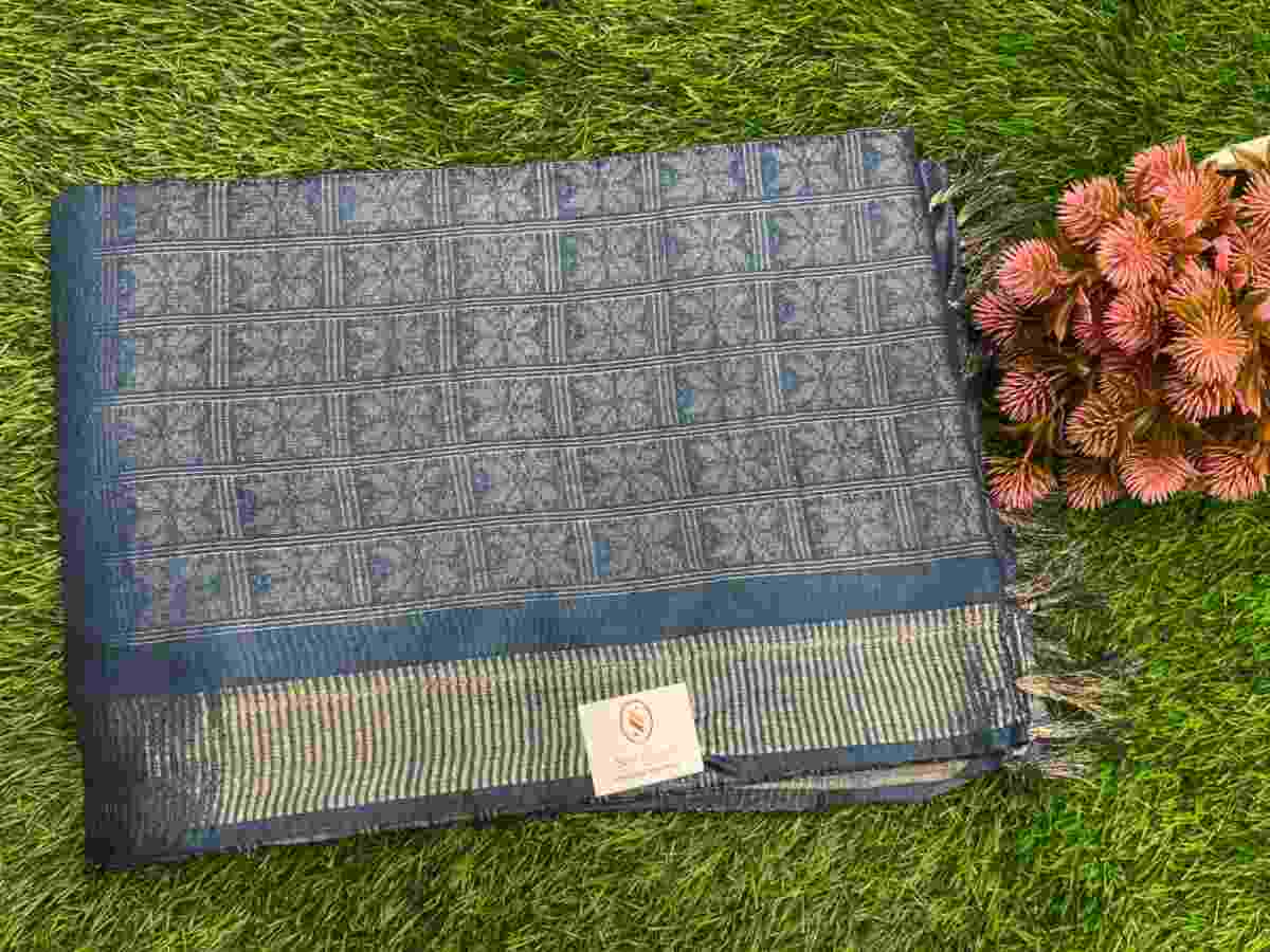 Monochrome Bagalpuri Linen