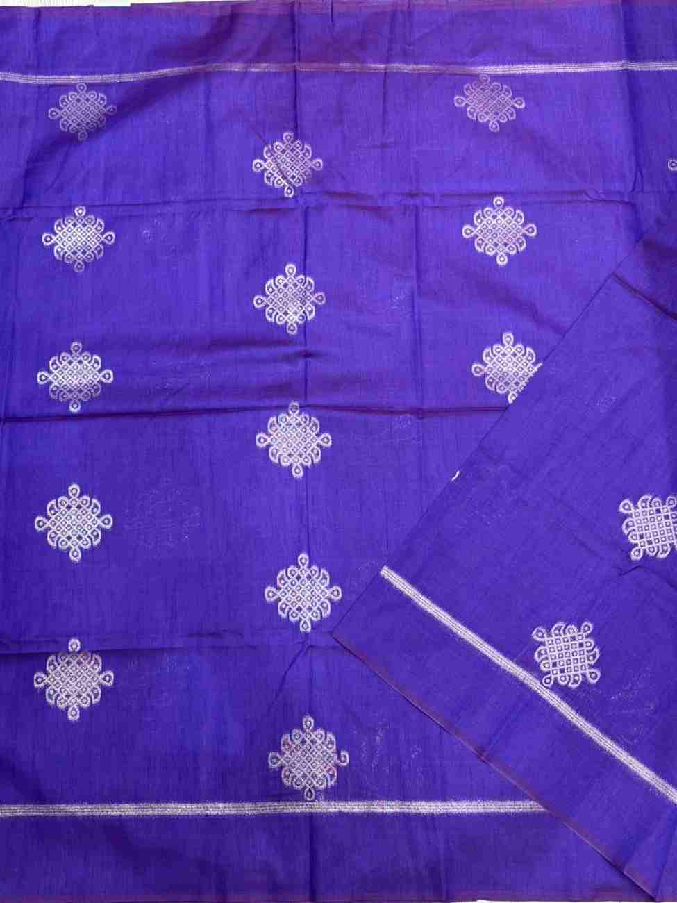 Traditional Kolam Saree